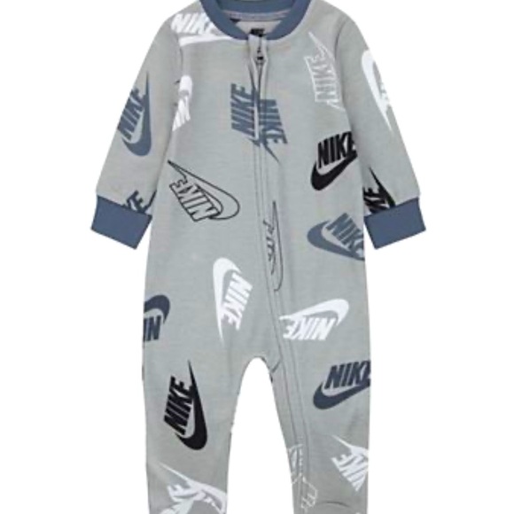 Nike Other - Nike Gray Logo Baby Onesie
